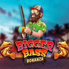 Bigger Bass Bonanza logo by Pragmatic Play at Karhubet Casino