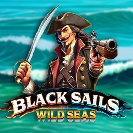 Black Sails Wild Seas logo by Infinity Dragon Studios at Karhubet CasinoBlack Sails Wild Seas