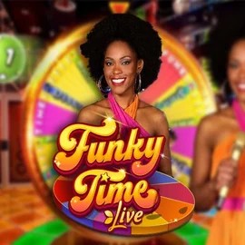 Funky Time logo – Live Casino by Evolution at Karhubet Casino