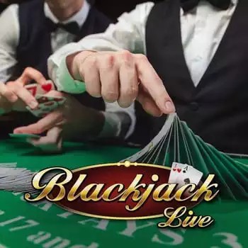 Live Blackjack casino game by Evolution – featured logo at Karhubet Casino