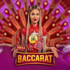 Mega Baccarat logo – Live Casino by Pragmatic Play at Karhubet Casino