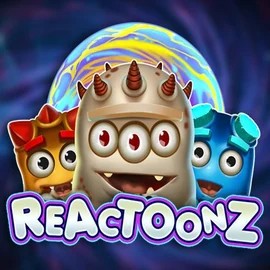 Reactoonz online game logo by Play'n GO on karhubetcasinos.com