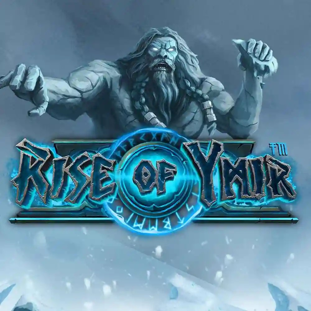 Rise of Ymir online game logo by Hacksaw Gaming on karhubetcasinos.com