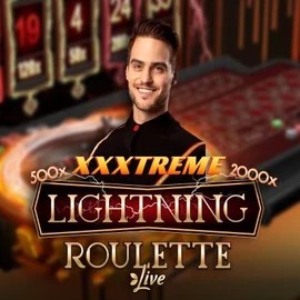 XXXtreme Lightning Roulette online game logo by Evolution on karhubetcasinos.com